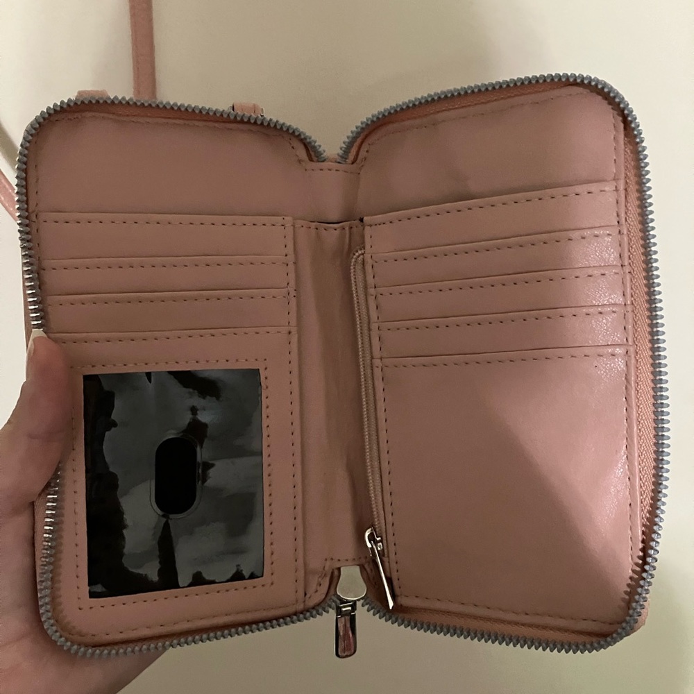 3/$25 - Pink crossbody/wristlet - Picture 3 of 4